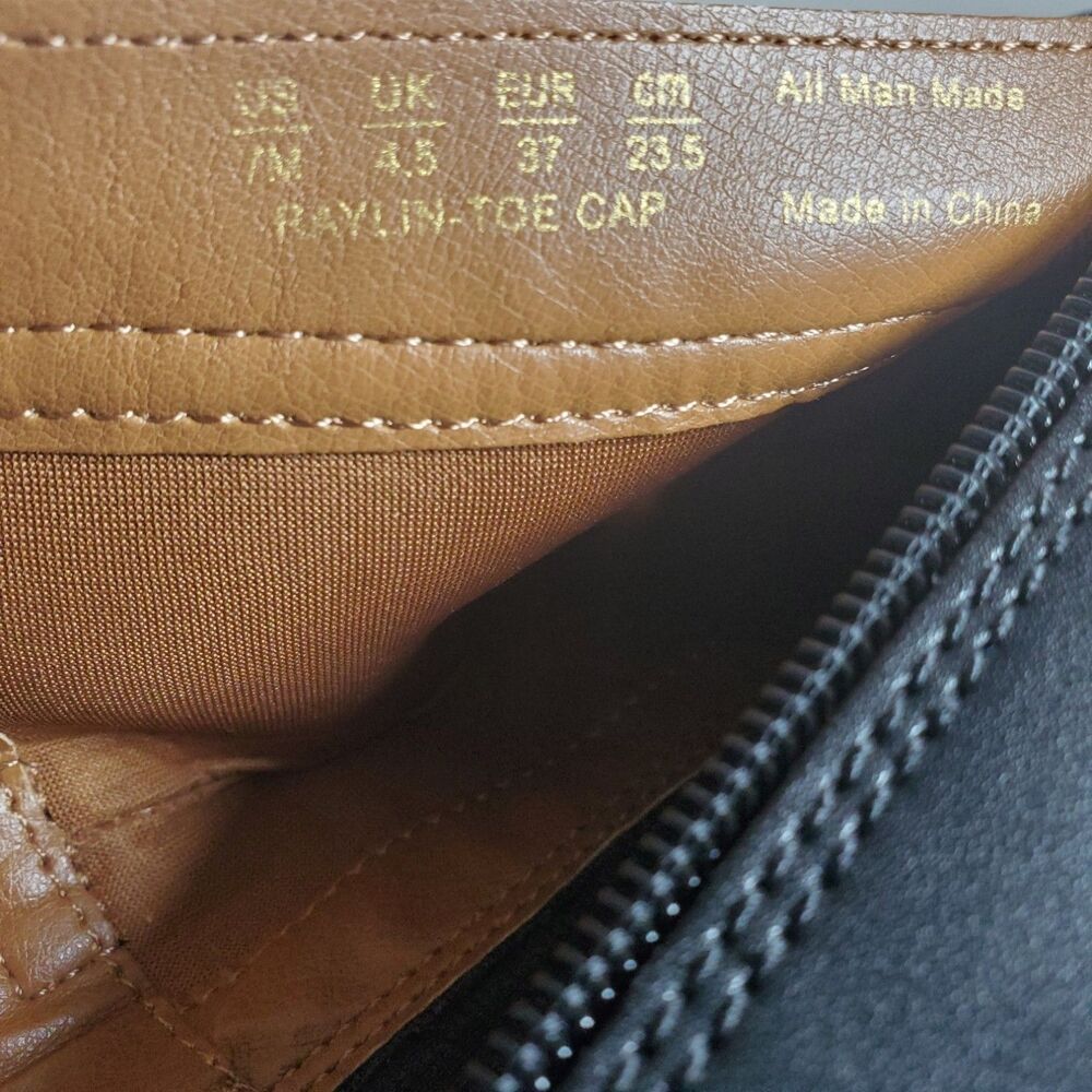 Zodiac Raylin Women's Western Boot 7 Black Pointed Silver Accent Toe - Picture 9 of 9